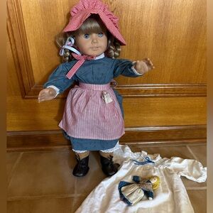 Kirsten American Girl Pleasant Co. doll Retired RARE EYES meet & nightgown